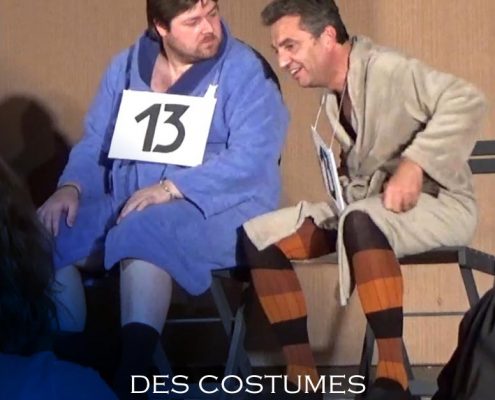 Spectacle humoriste - les costumes